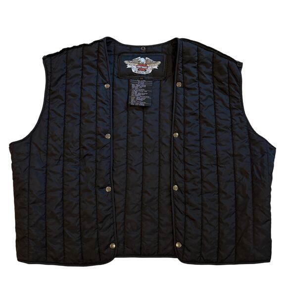 Harley-Davidson Other - Harley Davidson Insulated Removable Vest Liner Mens Sz 3XL Snap Out Motorcycle